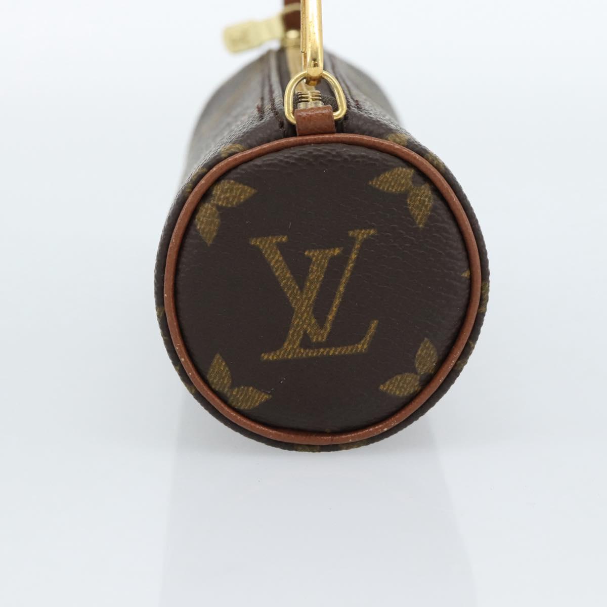 LOUIS VUITTON Monogram Papillon Pouch LV Auth 184124