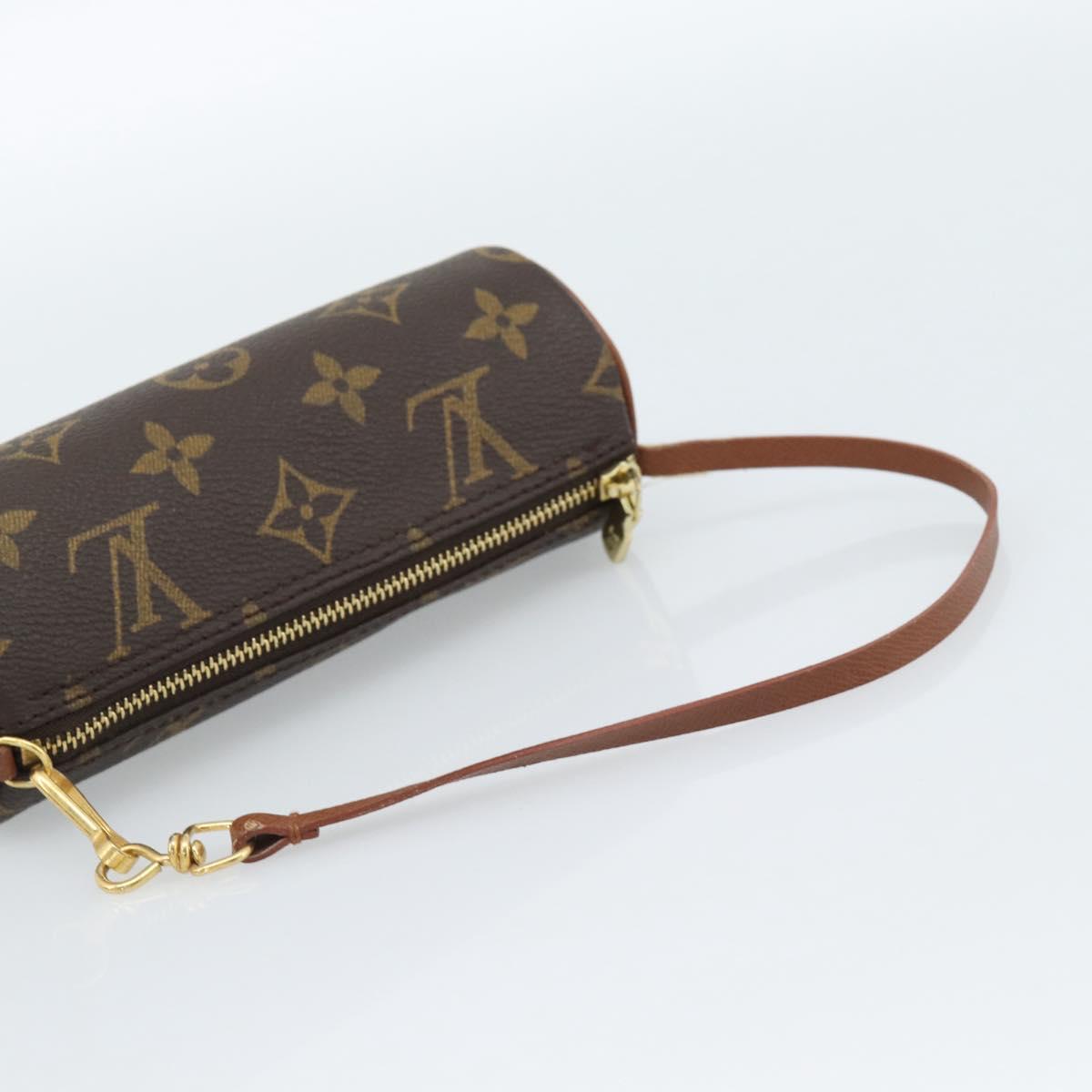 LOUIS VUITTON Monogram Papillon Pouch LV Auth 184124