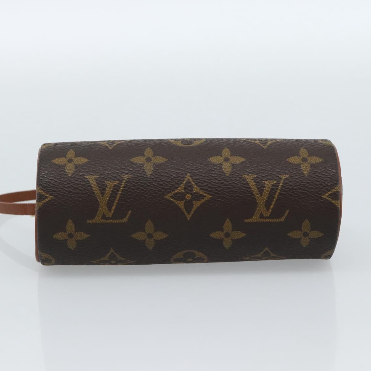 LOUIS VUITTON Monogram Papillon Pouch LV Auth 184124