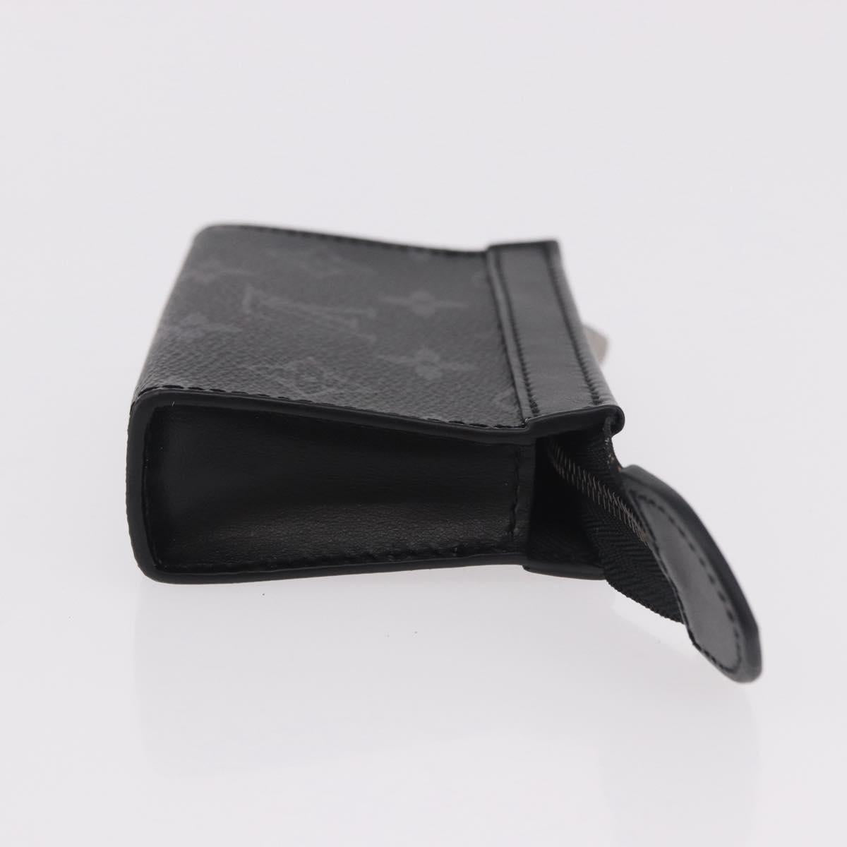 LOUIS VUITTON Eclipse Cles Voyage Pochette Coin Purse M82776 LV Auth 184128M
