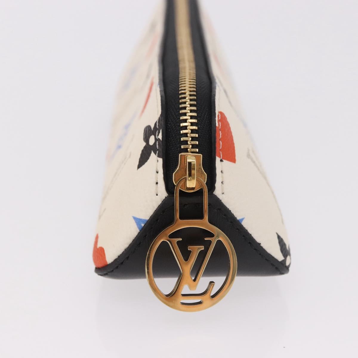 LOUIS VUITTON Monogram Game On Trousse Elizabeth Pen Case GI0585 LV Auth 184129M