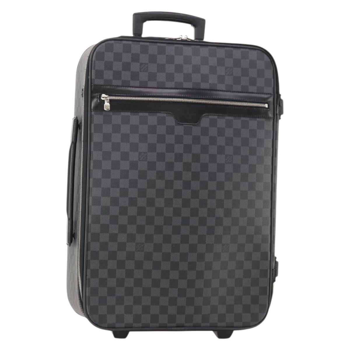 LOUIS VUITTON Damier Graphite Pegas 55 N23300 LV Auth 184132