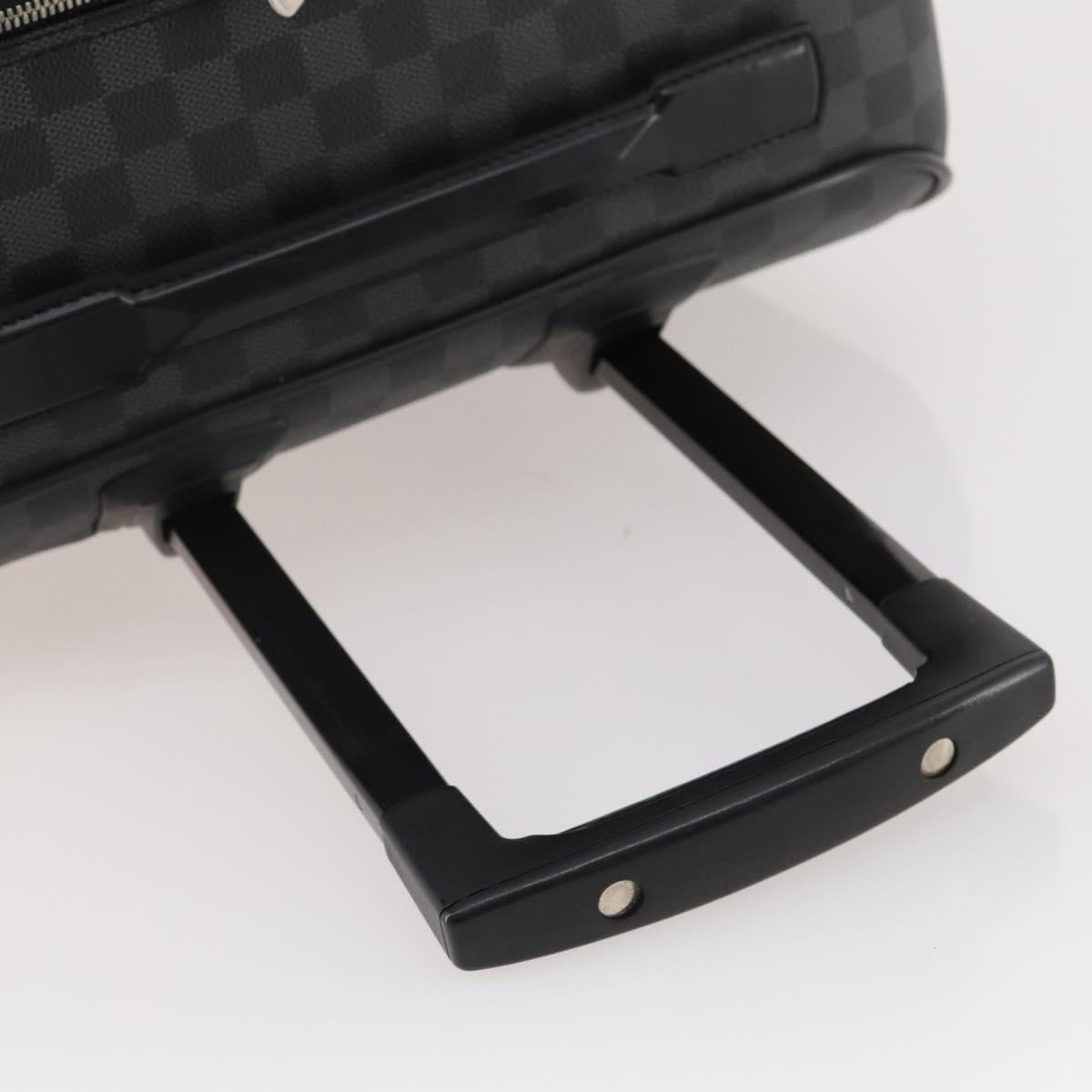LOUIS VUITTON Damier Graphite Pegas 55 N23300 LV Auth 184132