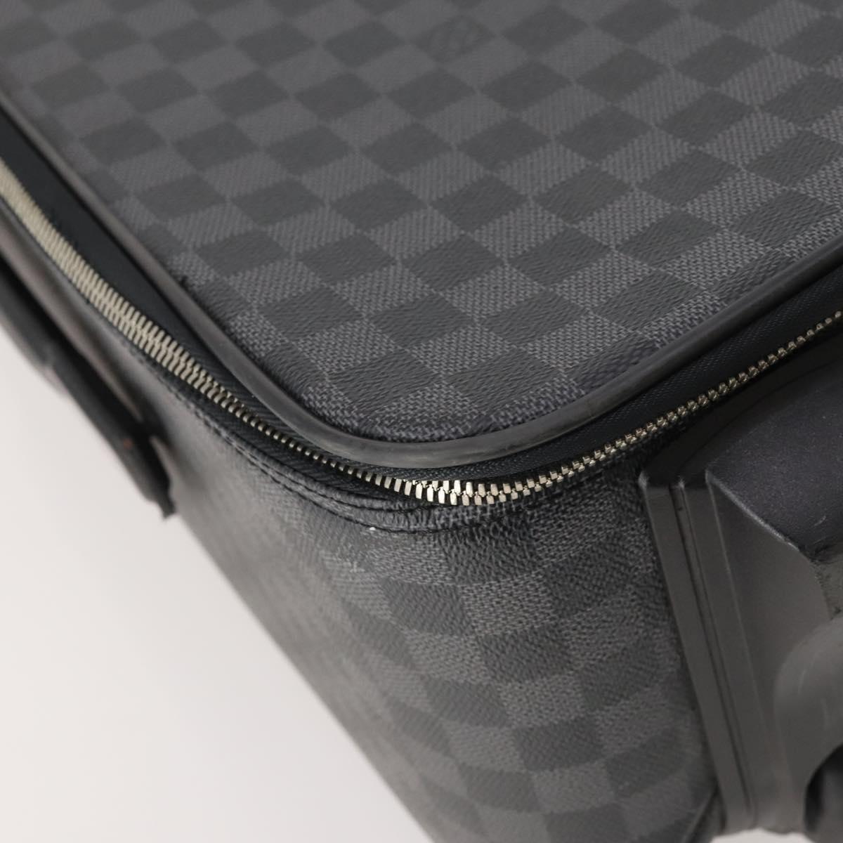 LOUIS VUITTON Damier Graphite Pegas 55 N23300 LV Auth 184132