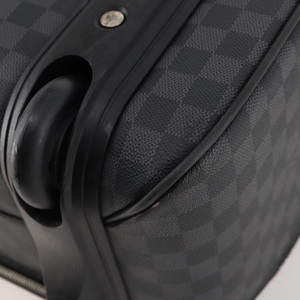 LOUIS VUITTON Damier Graphite Pegas 55 N23300 LV Auth 184132