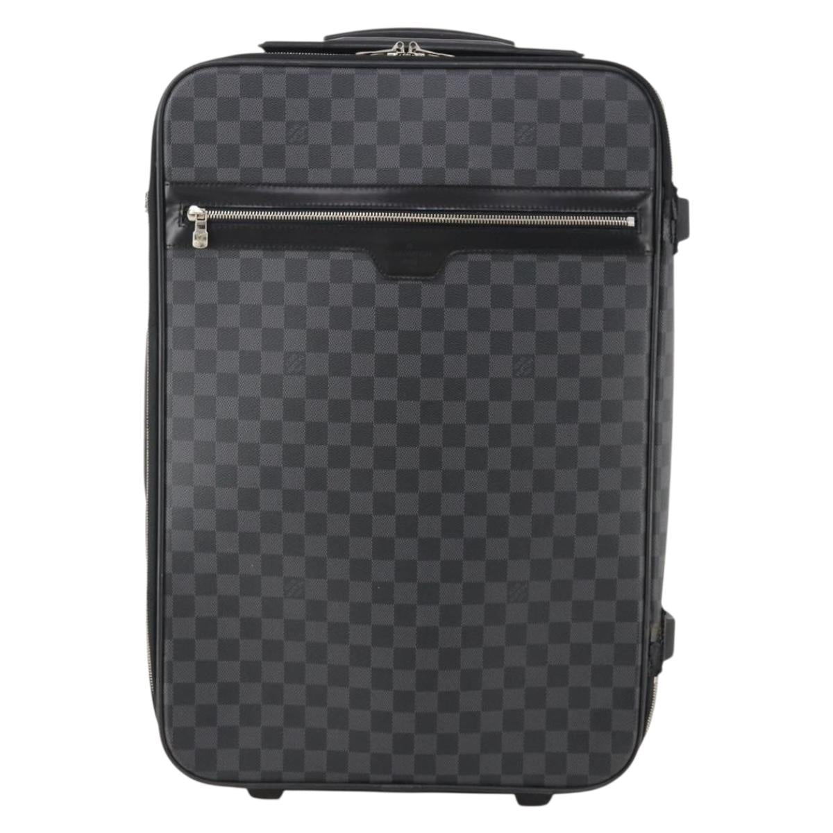 LOUIS VUITTON Damier Graphite Pegas 55 N23300 LV Auth 184132
