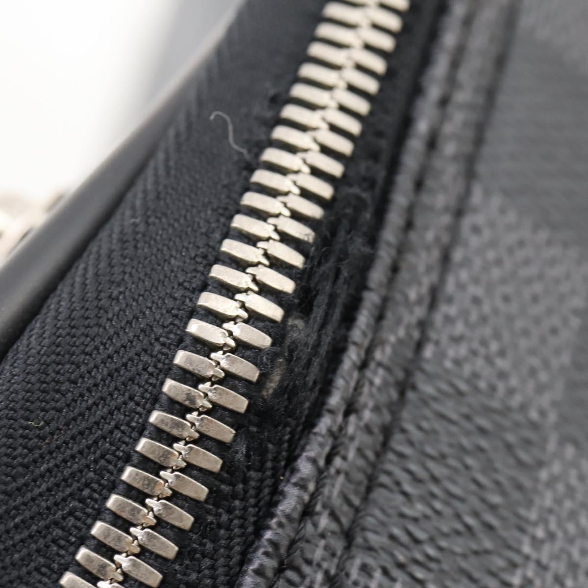 LOUIS VUITTON Damier Graphite Pegas 55 N23300 LV Auth 184132