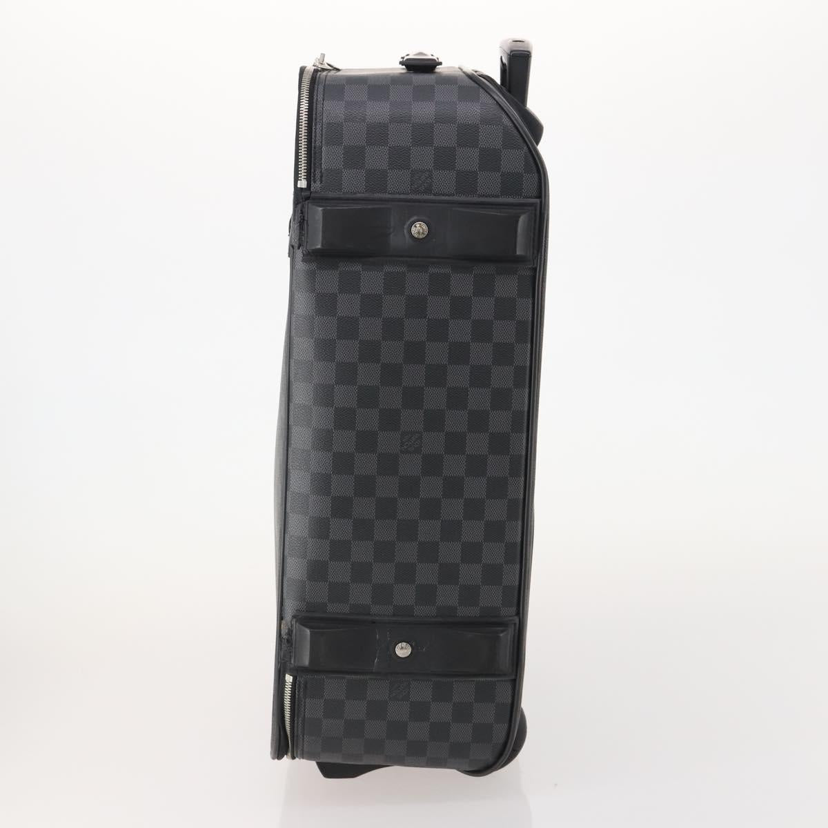 LOUIS VUITTON Damier Graphite Pegas 55 N23300 LV Auth 184132