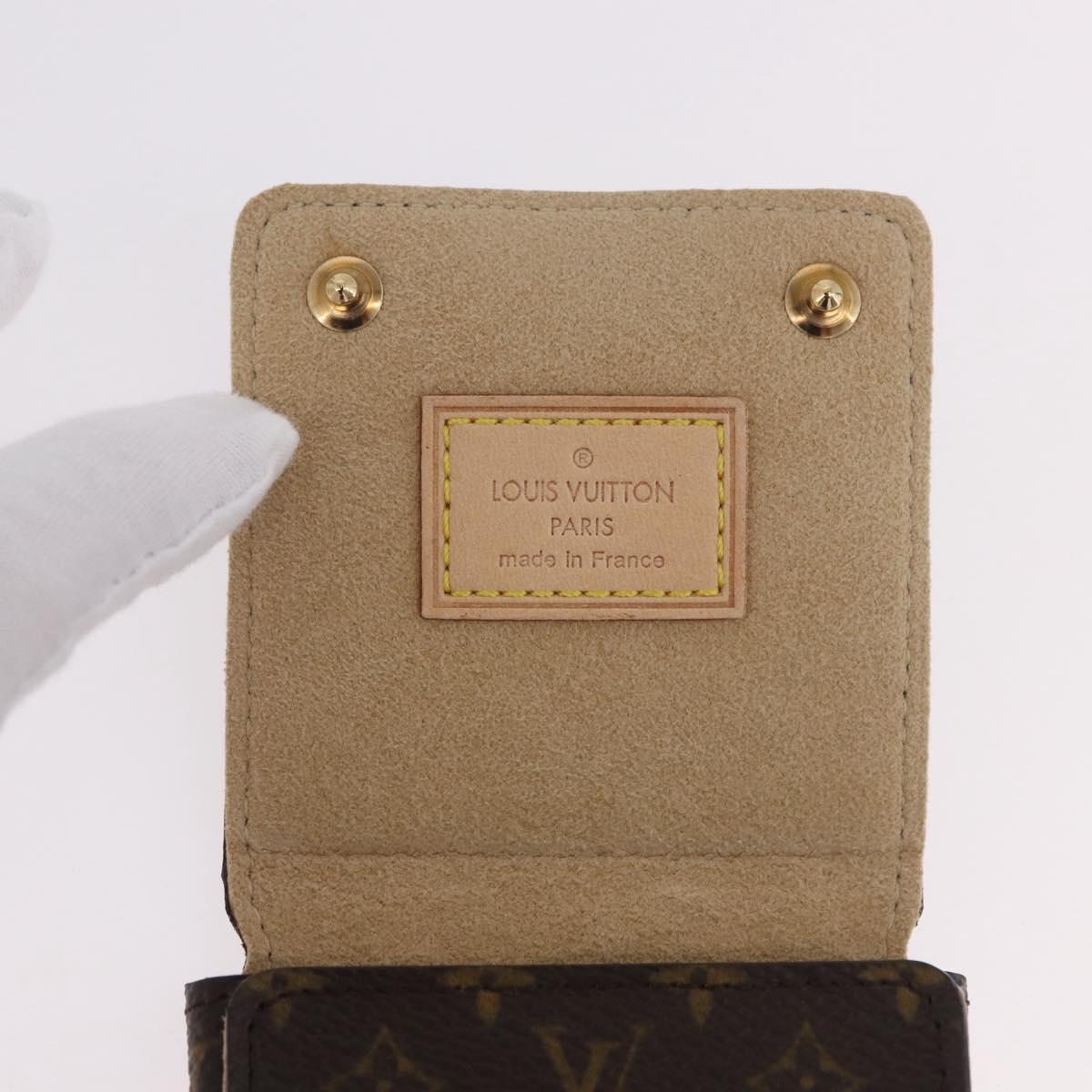 LOUIS VUITTON Monogram Jewelry case Jewelry Box LV Auth 184134