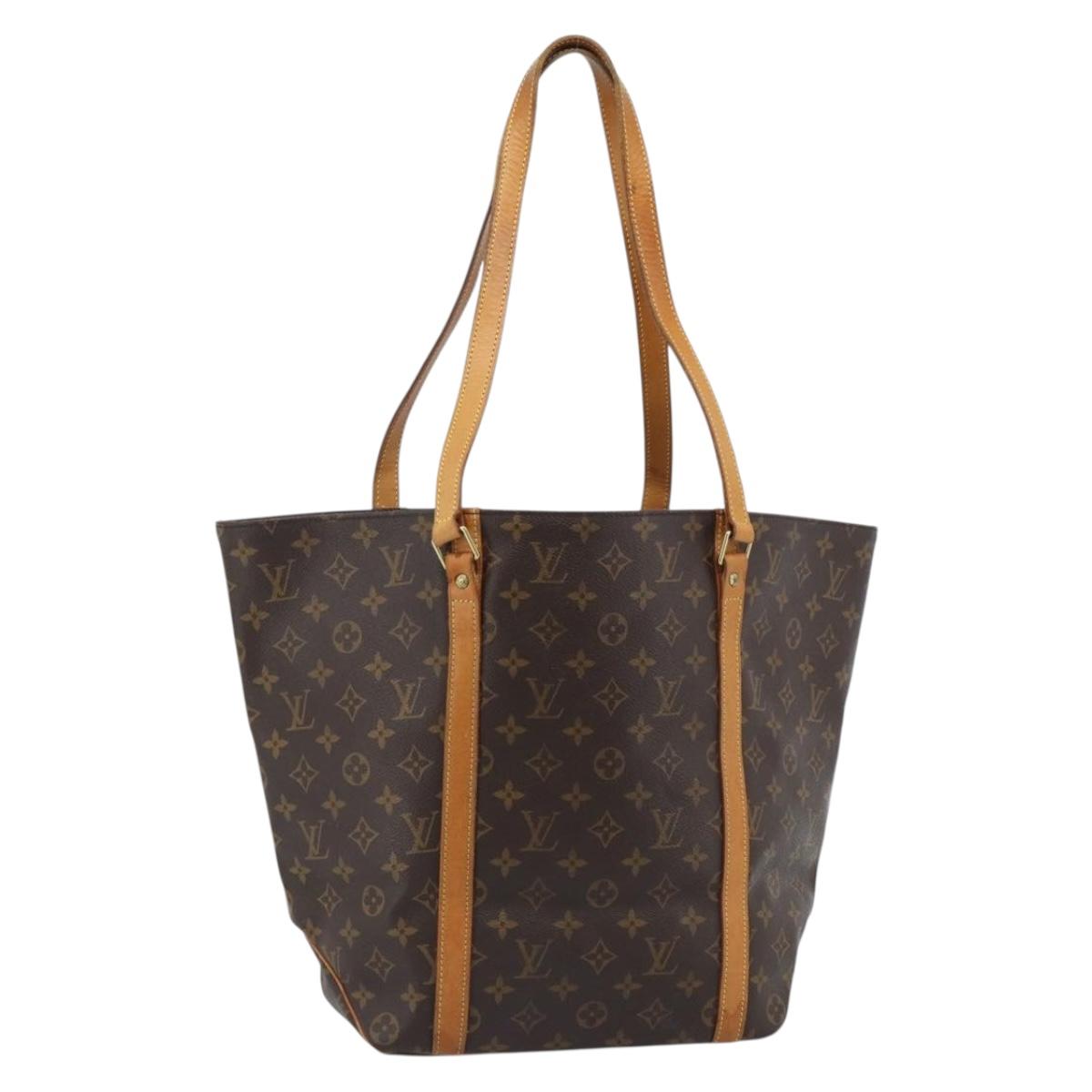 LOUIS VUITTON Monogram Sac Shopping Tote Bag M51108 LV Auth 184143