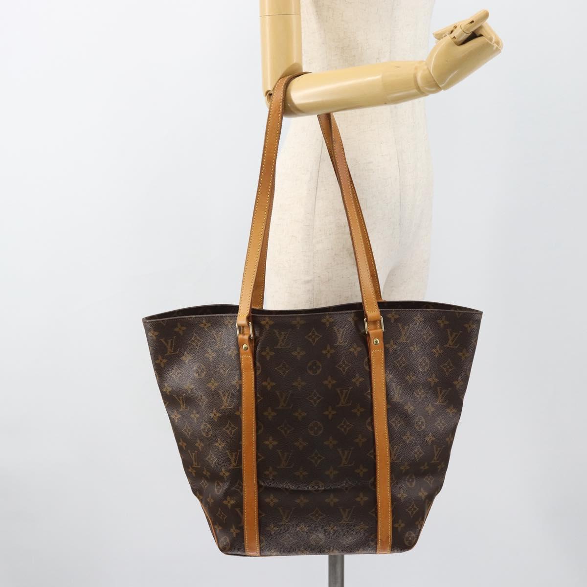 LOUIS VUITTON Monogram Sac Shopping Tote Bag M51108 LV Auth 184143