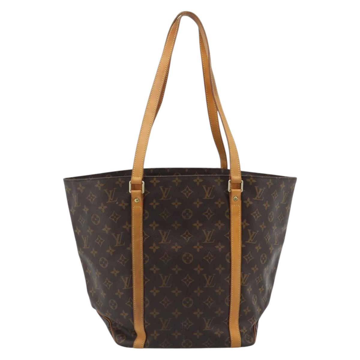 LOUIS VUITTON Monogram Sac Shopping Tote Bag M51108 LV Auth 184143