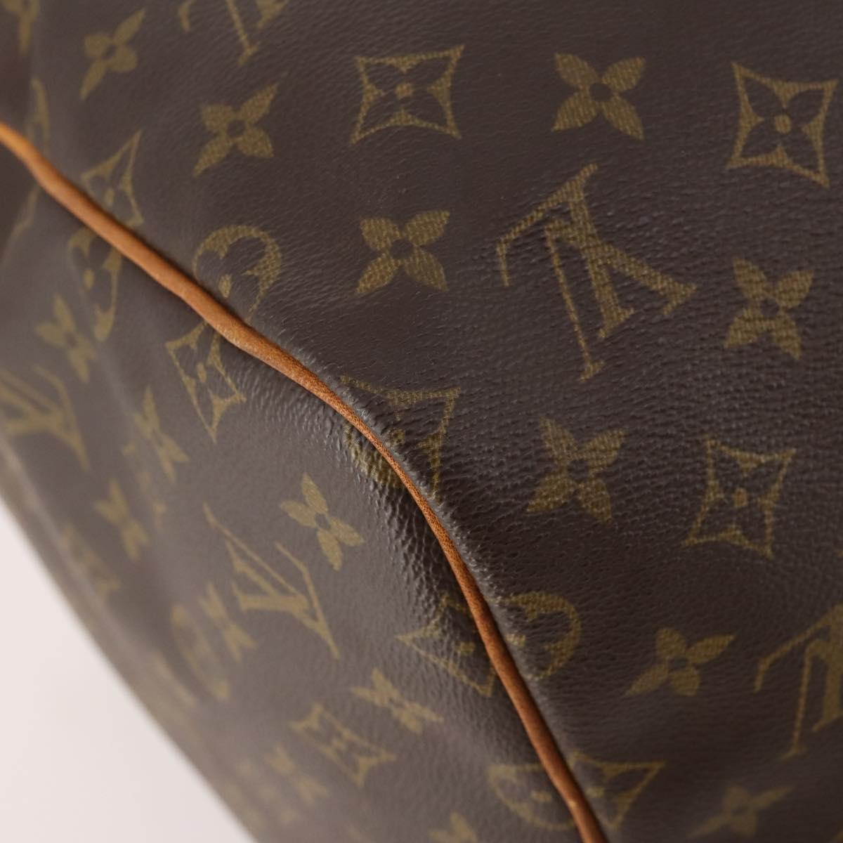 LOUIS VUITTON Monogram Keepall 55 Boston Bag M41424 LV Auth 184149A