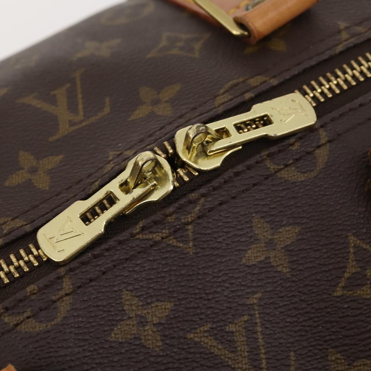 LOUIS VUITTON Monogram Keepall 55 Boston Bag M41424 LV Auth 184149A