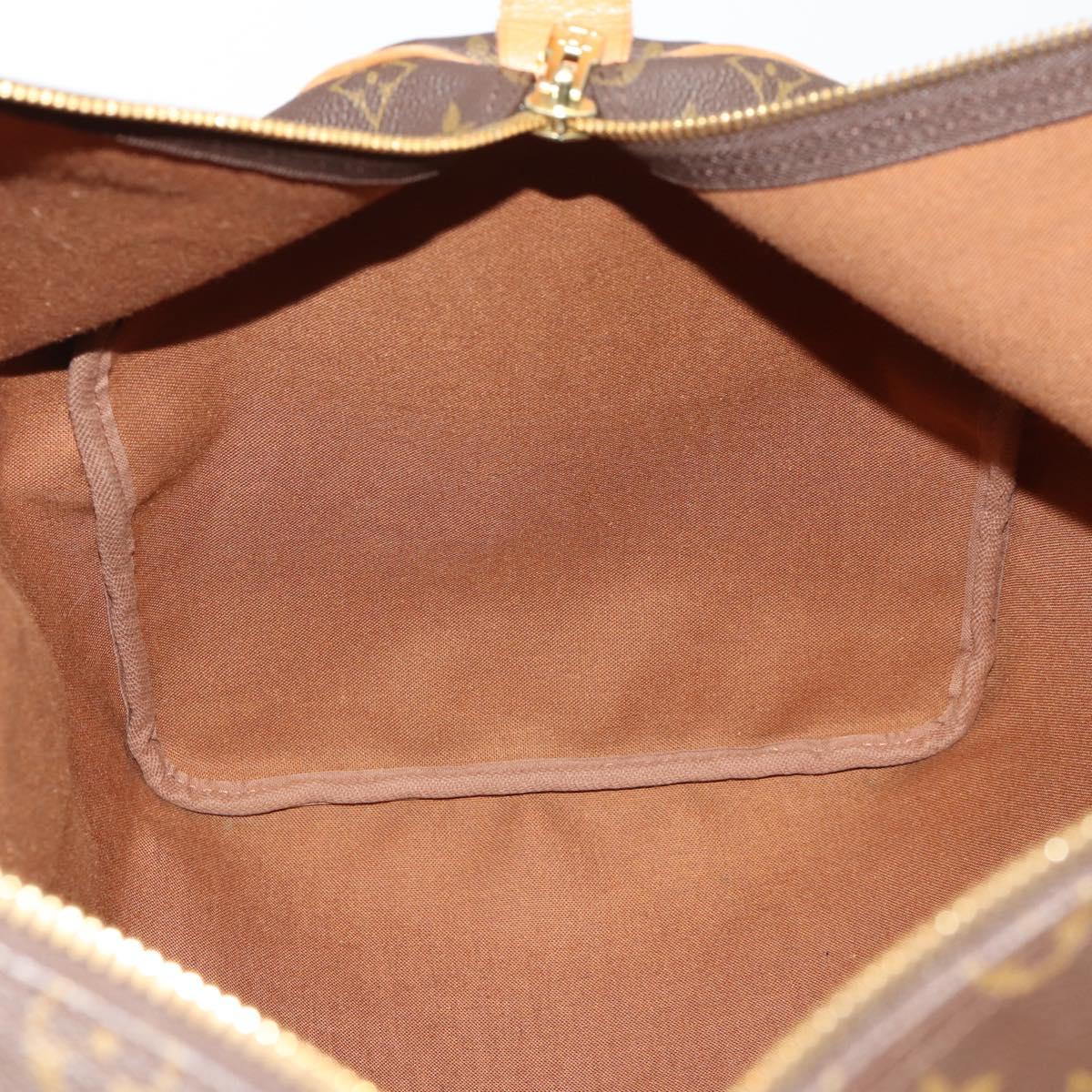 LOUIS VUITTON Monogram Keepall 55 Boston Bag M41424 LV Auth 184149A