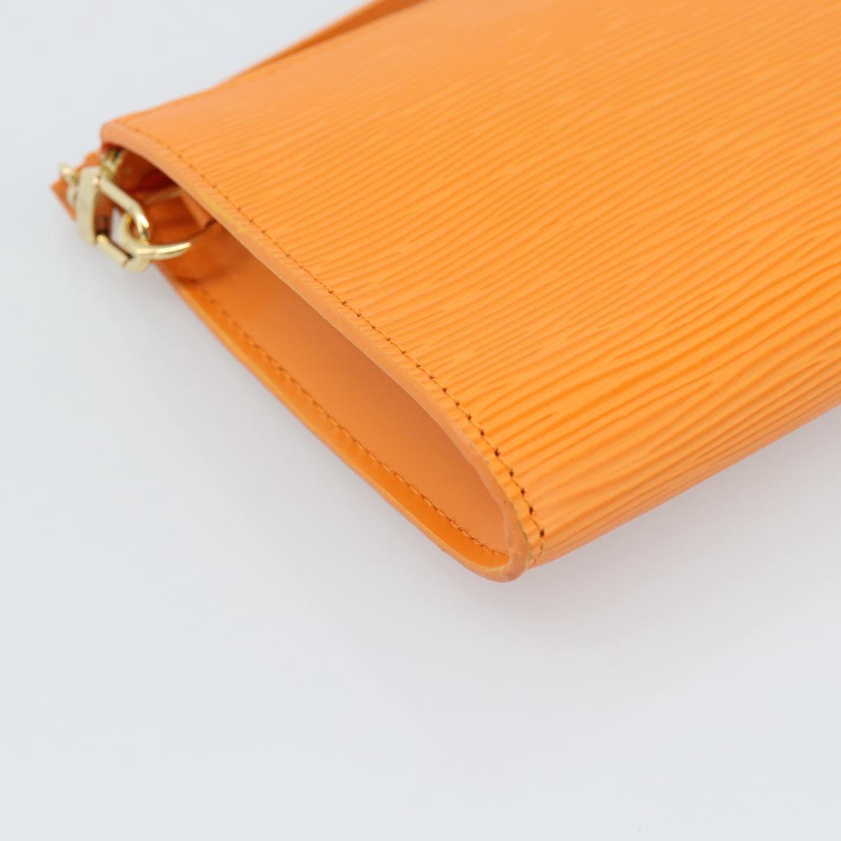 LOUIS VUITTON Epi Pochette Accessoires Orange Mandarin M5294H LV Auth 184158SAV