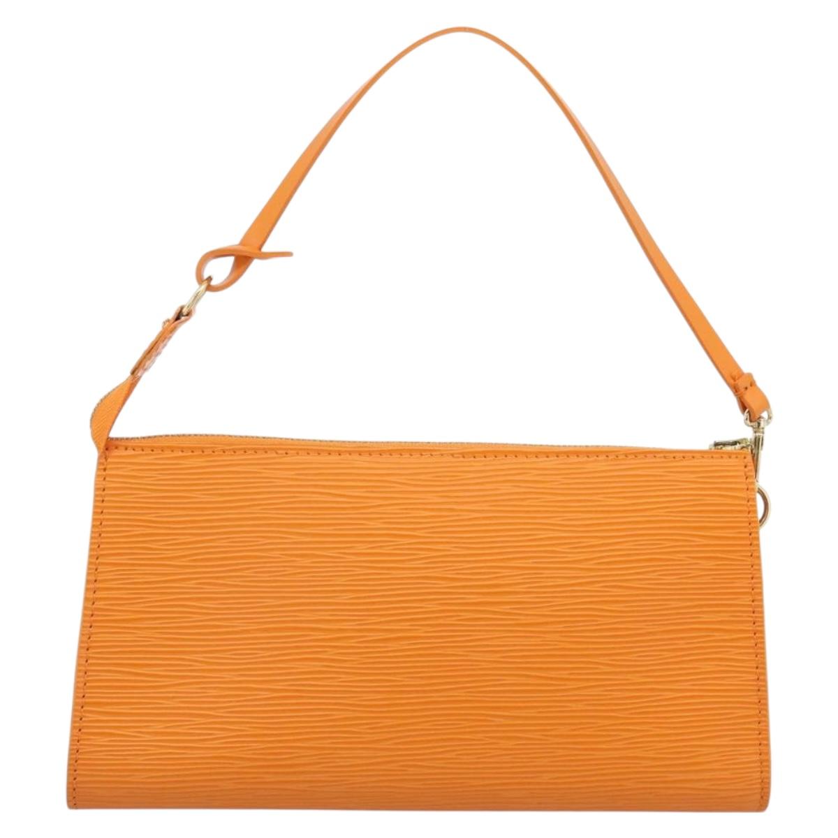 LOUIS VUITTON Epi Pochette Accessoires Orange Mandarin M5294H LV Auth 184158SAV