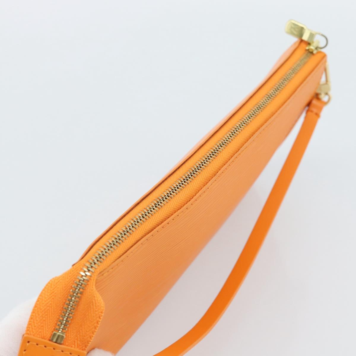 LOUIS VUITTON Epi Pochette Accessoires Orange Mandarin M5294H LV Auth 184158SAV