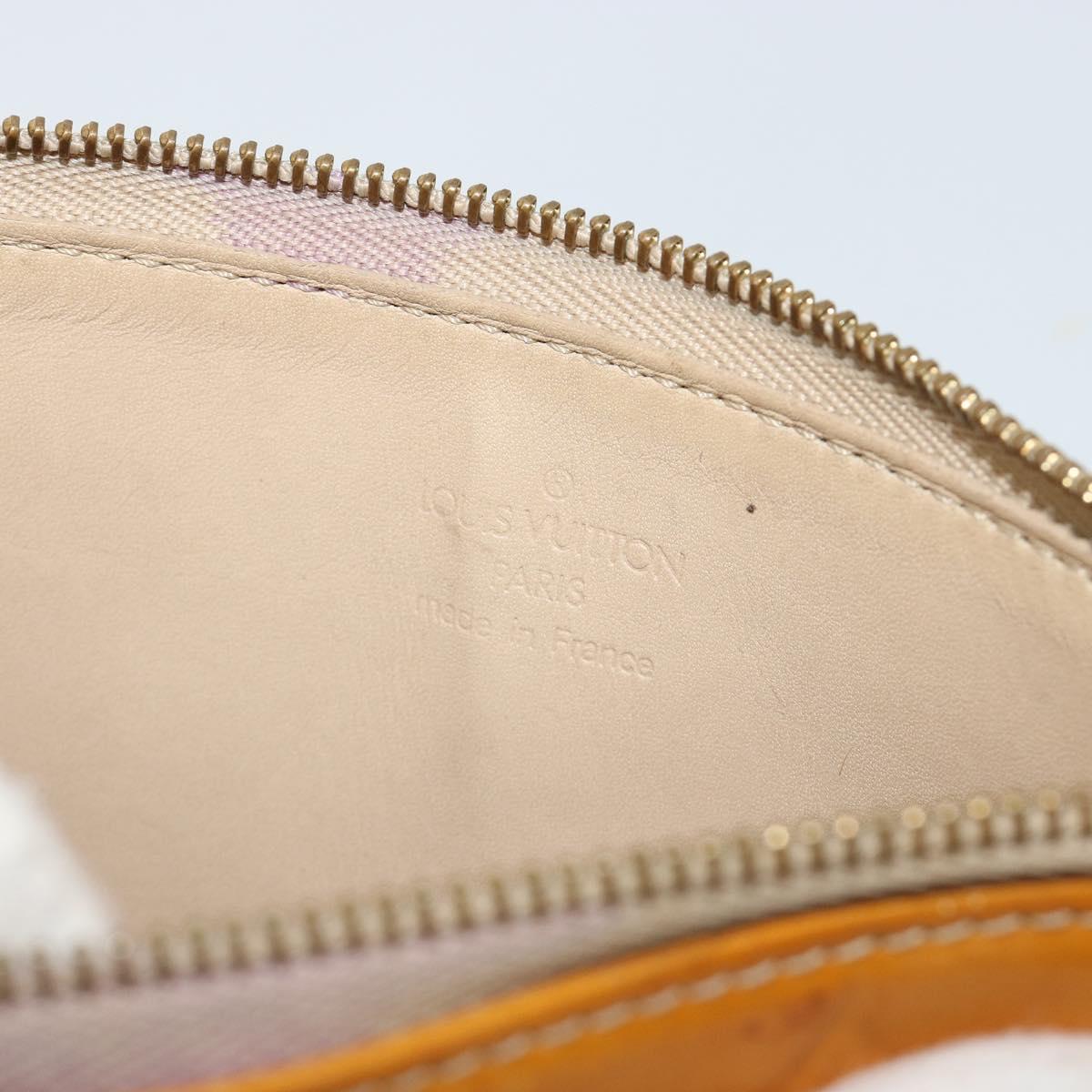 LOUIS VUITTON Monogram Vernis Lexington Pouch Beige M91010 LV Auth 184160