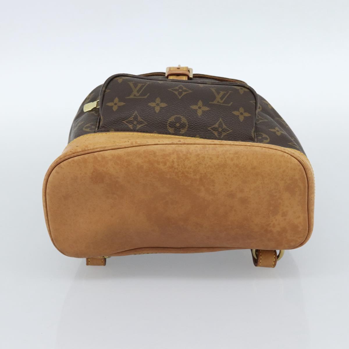 LOUIS VUITTON Monogram Montsouris MM Backpack M51136 LV Auth 184165