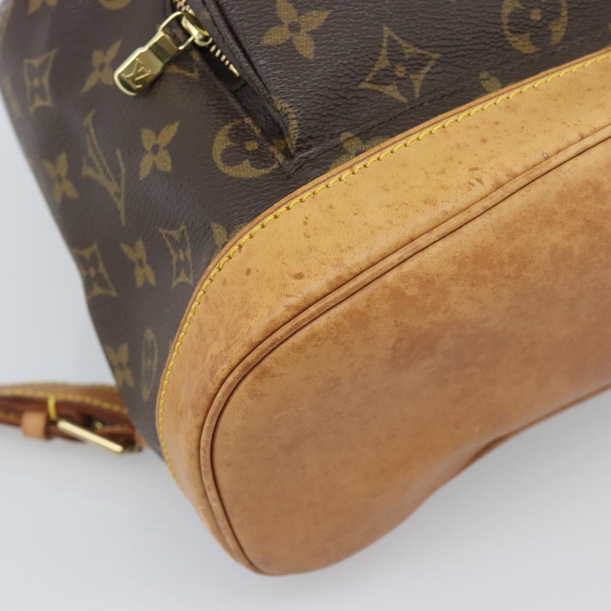LOUIS VUITTON Monogram Montsouris MM Backpack M51136 LV Auth 184165
