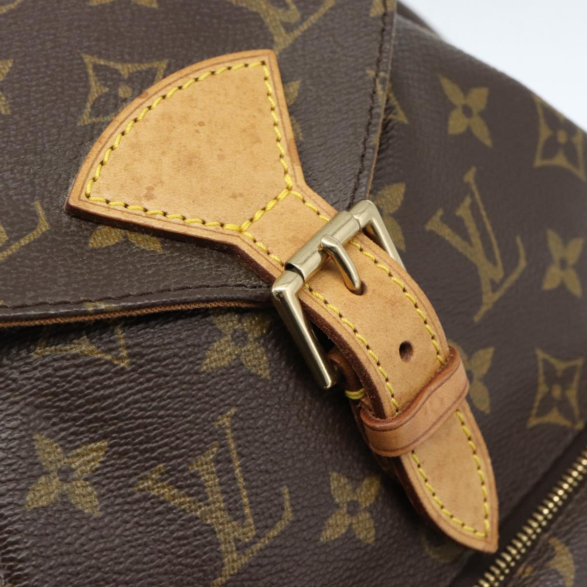 LOUIS VUITTON Monogram Montsouris MM Backpack M51136 LV Auth 184165