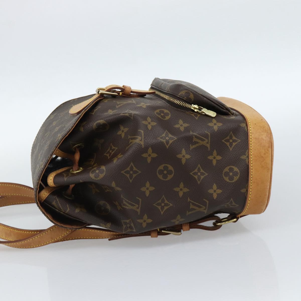 LOUIS VUITTON Monogram Montsouris MM Backpack M51136 LV Auth 184165