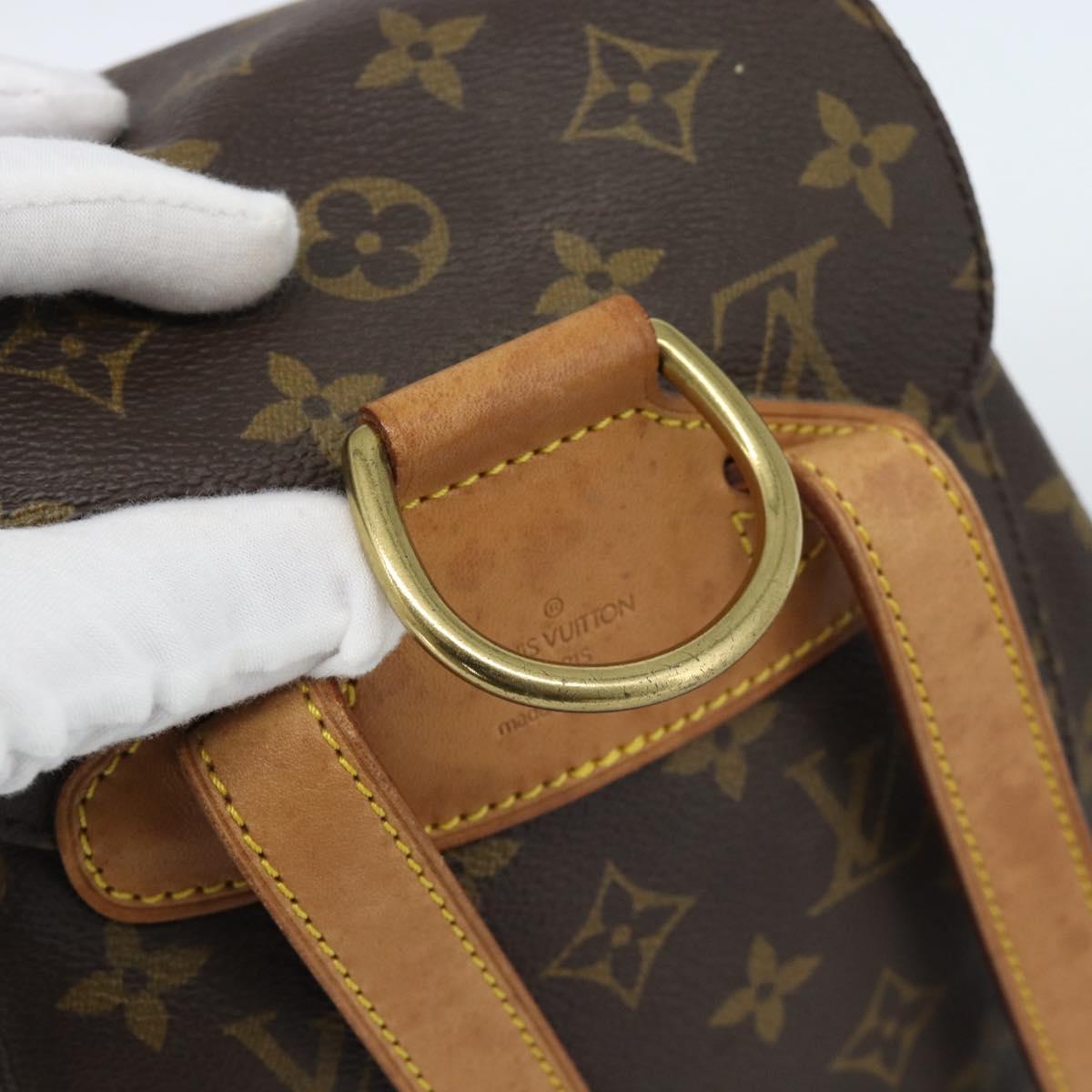 LOUIS VUITTON Monogram Montsouris MM Backpack M51136 LV Auth 184165