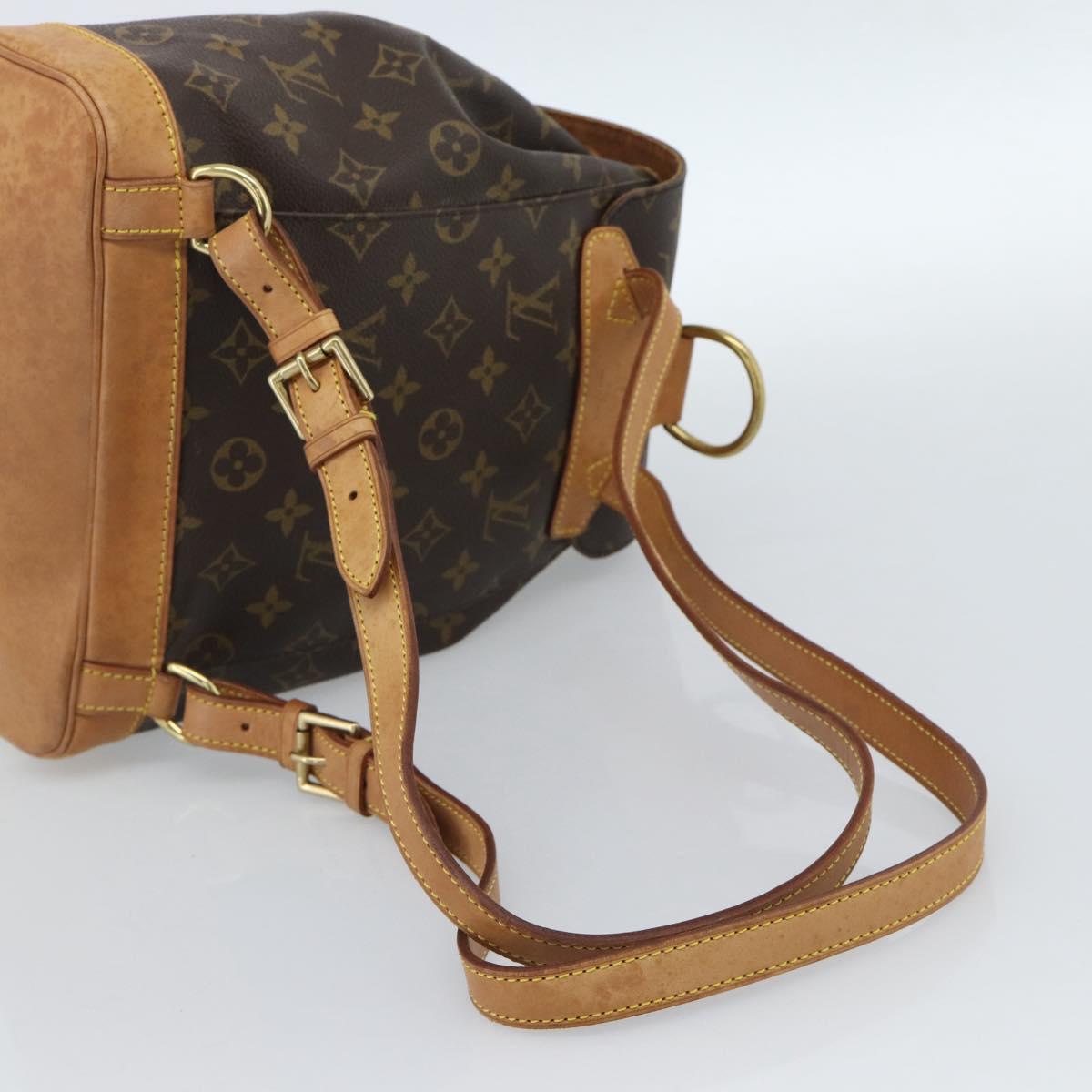 LOUIS VUITTON Monogram Montsouris MM Backpack M51136 LV Auth 184165