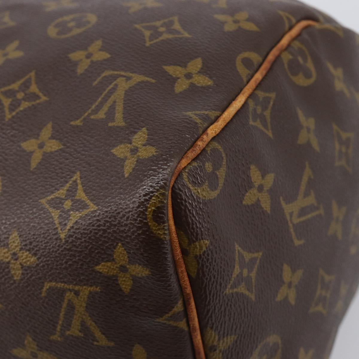 LOUIS VUITTON Monogram Speedy 30 Hand Bag M41526 LV Auth 184184