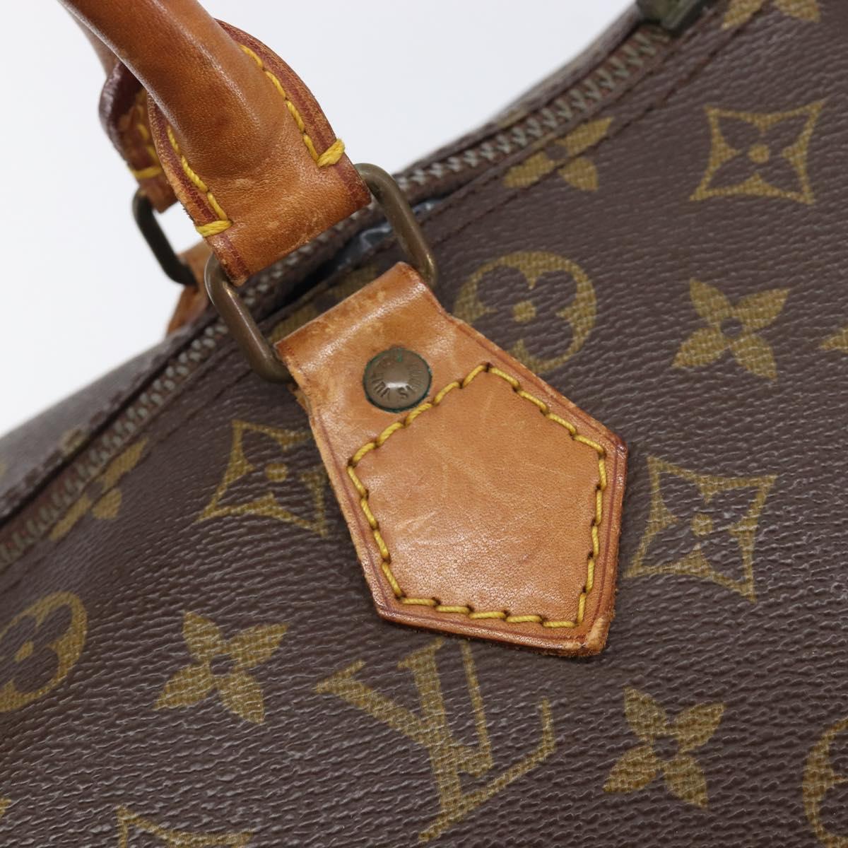 LOUIS VUITTON Monogram Speedy 30 Hand Bag M41526 LV Auth 184184