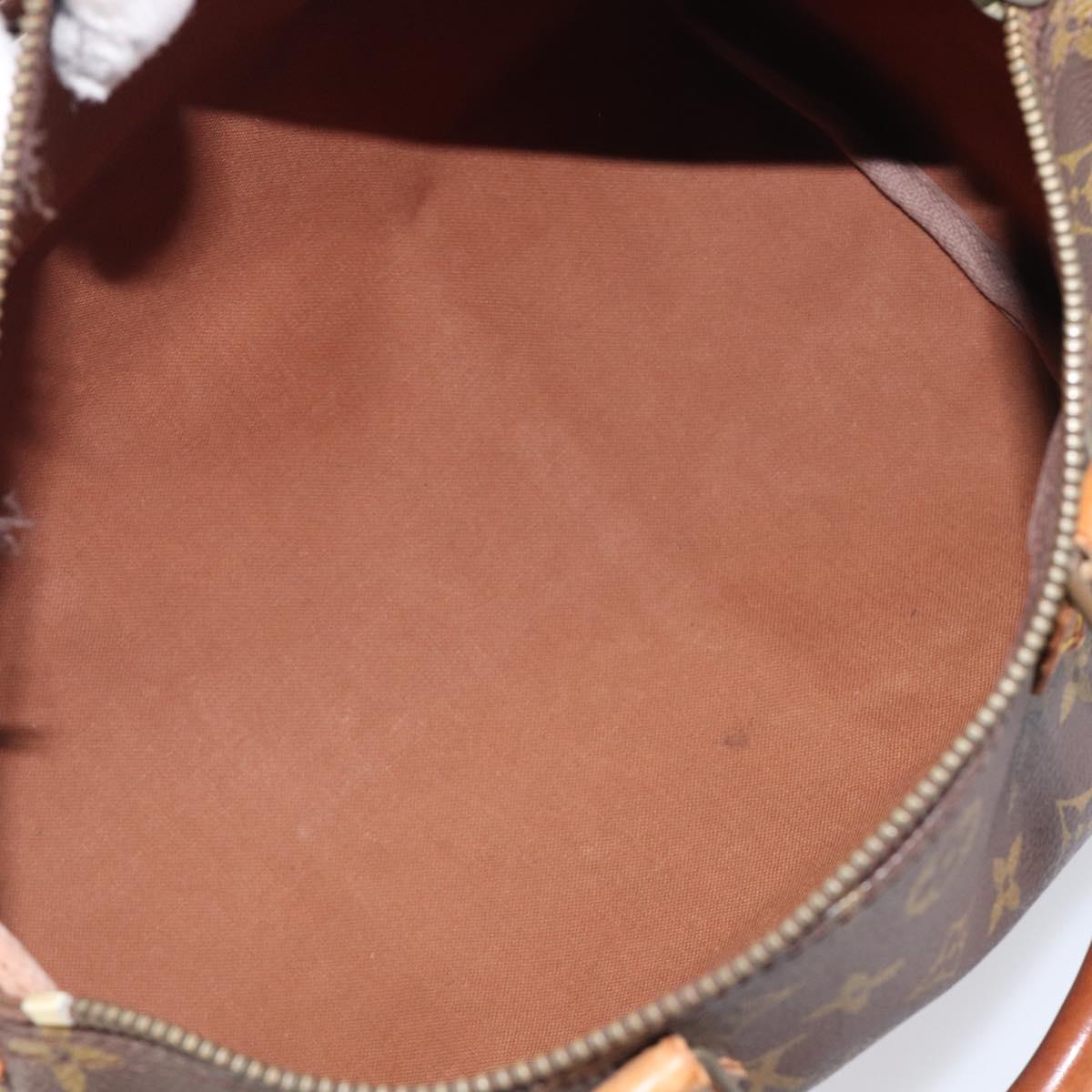 LOUIS VUITTON Monogram Speedy 30 Hand Bag M41526 LV Auth 184184