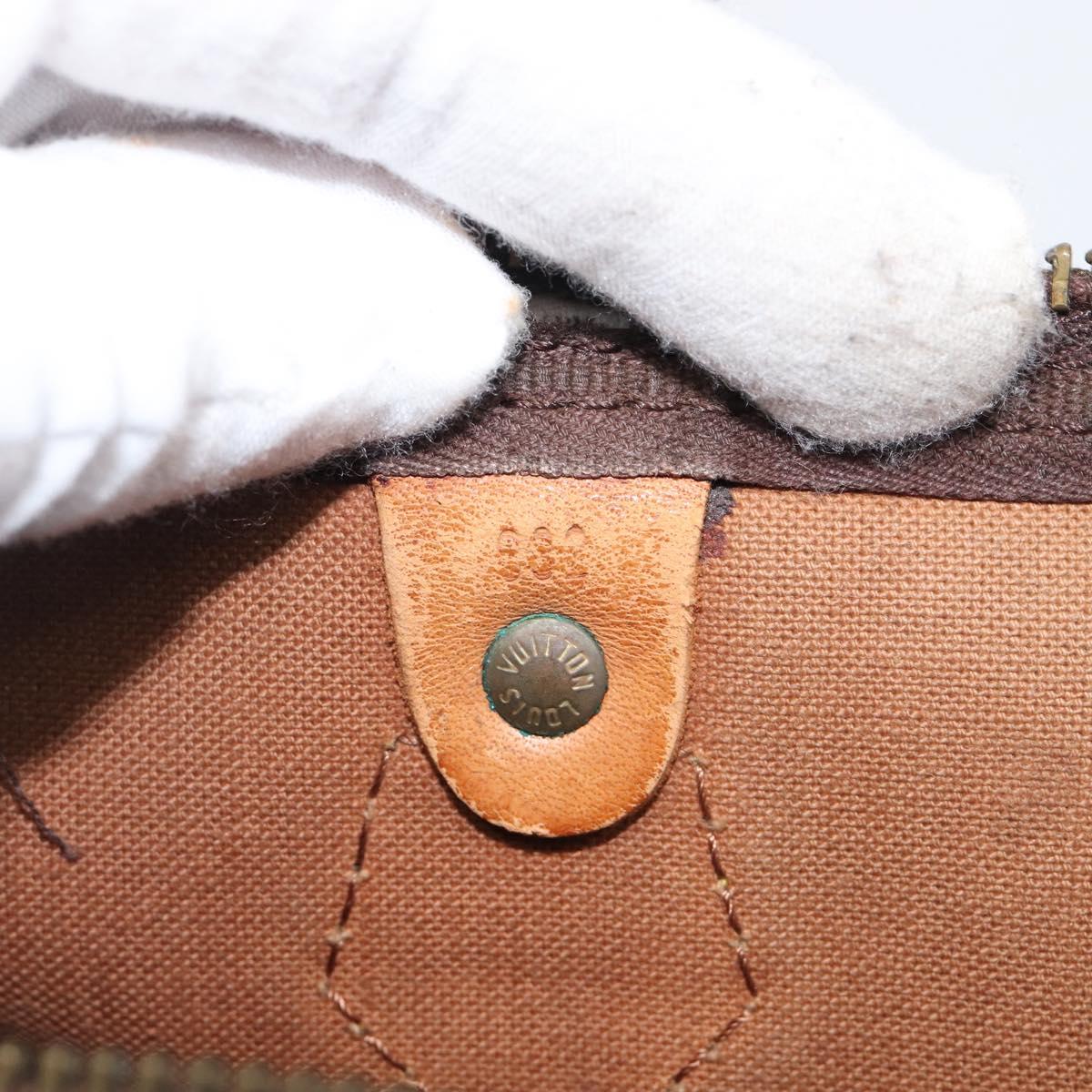 LOUIS VUITTON Monogram Speedy 30 Hand Bag M41526 LV Auth 184184