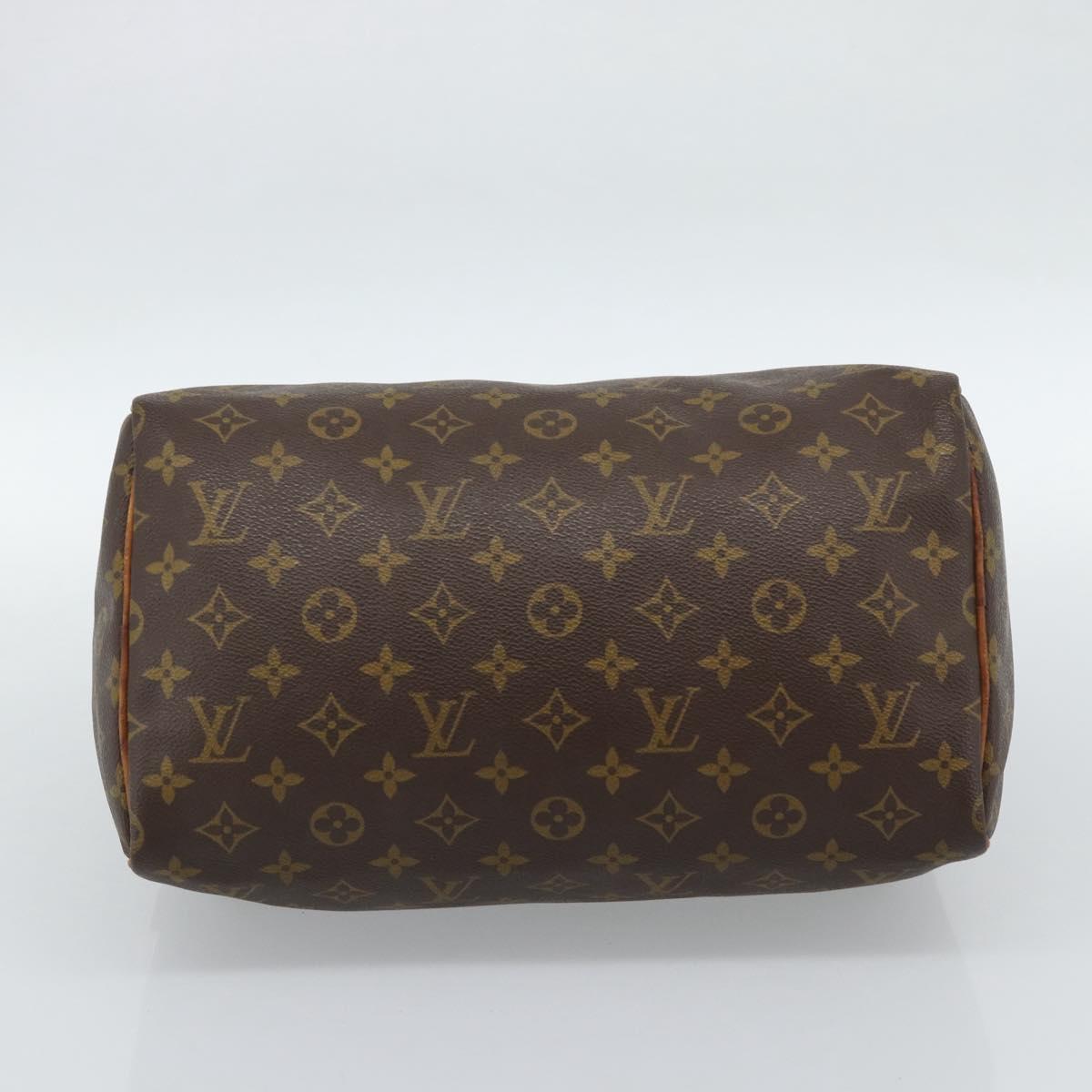 LOUIS VUITTON Monogram Speedy 30 Hand Bag M41526 LV Auth 184184A