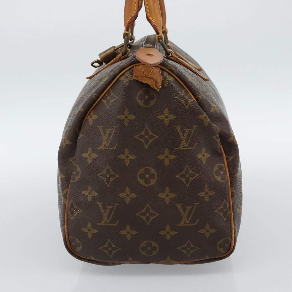 LOUIS VUITTON Monogram Speedy 30 Hand Bag M41526 LV Auth 184184A