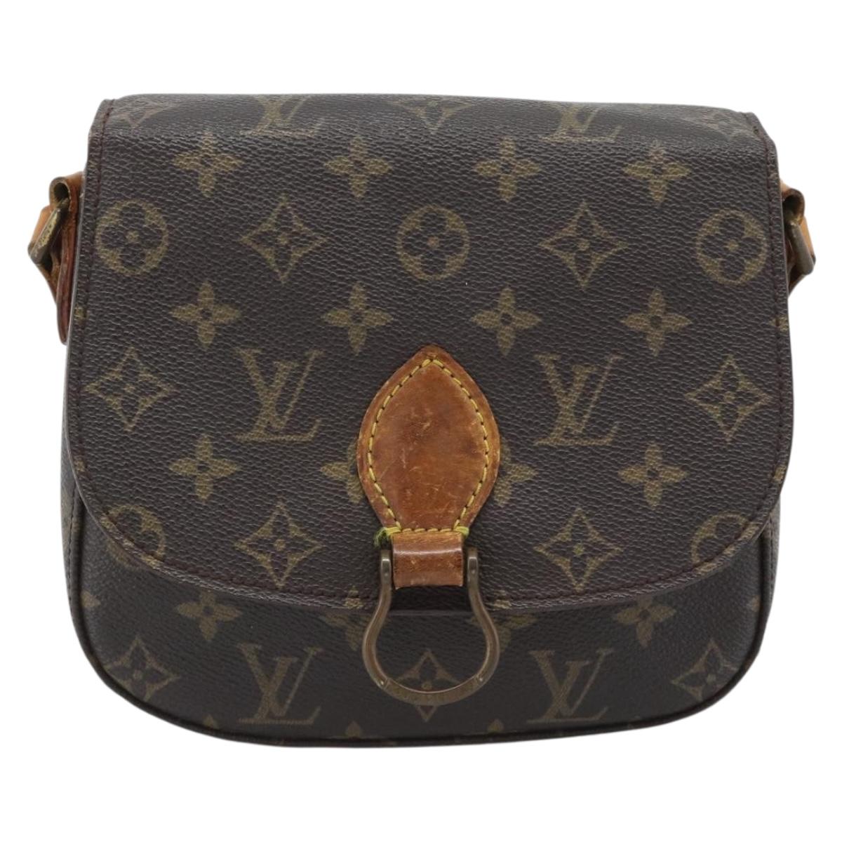 LOUIS VUITTON Monogram Saint Cloud MM Shoulder Bag M51243 LV Auth 184189