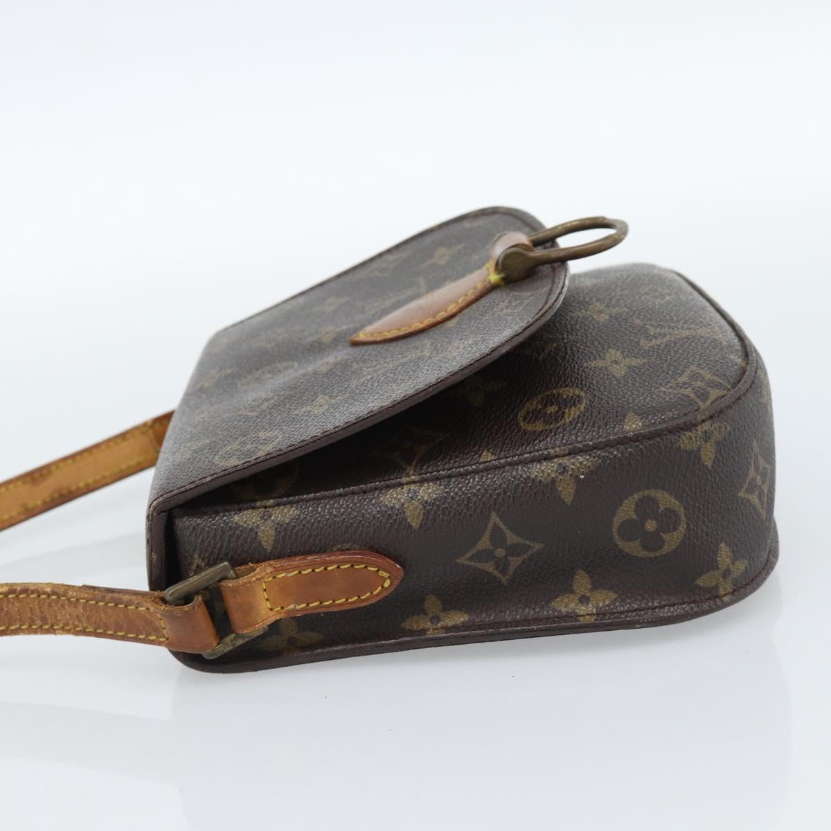 LOUIS VUITTON Monogram Saint Cloud MM Shoulder Bag M51243 LV Auth 184189