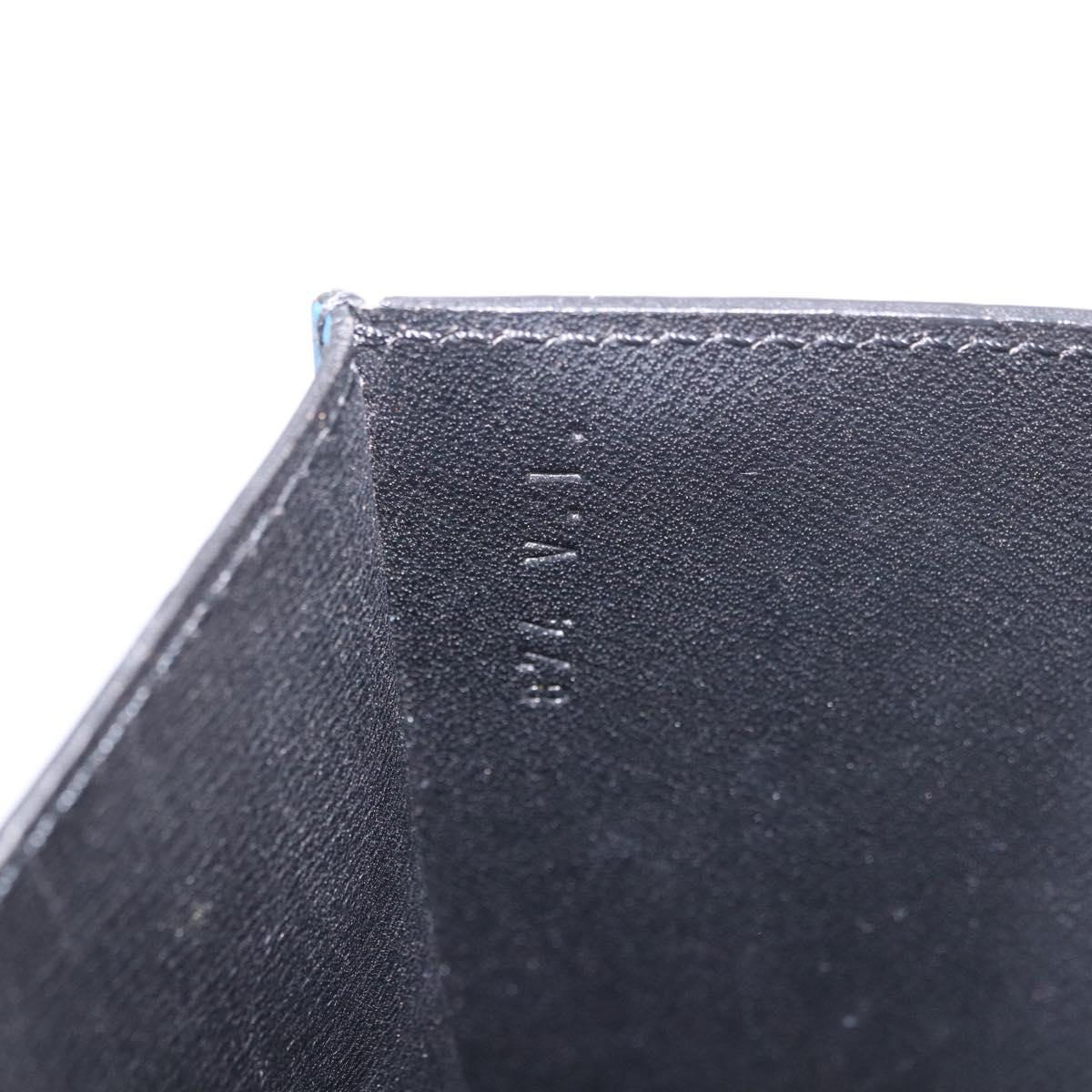 LOUIS VUITTON Epi Montaigne 27 Clutch Bag Blue M52655 LV Auth 184193