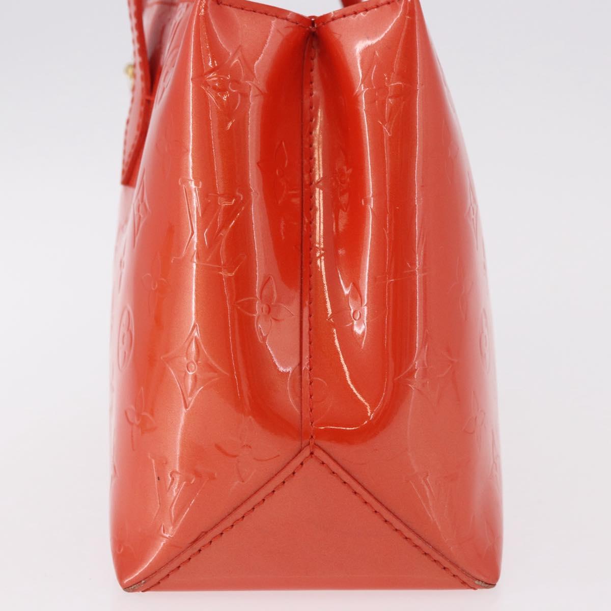 LOUIS VUITTON Monogram Vernis Wilshire PM Bag Orenge Sunset M93644 Auth 184196
