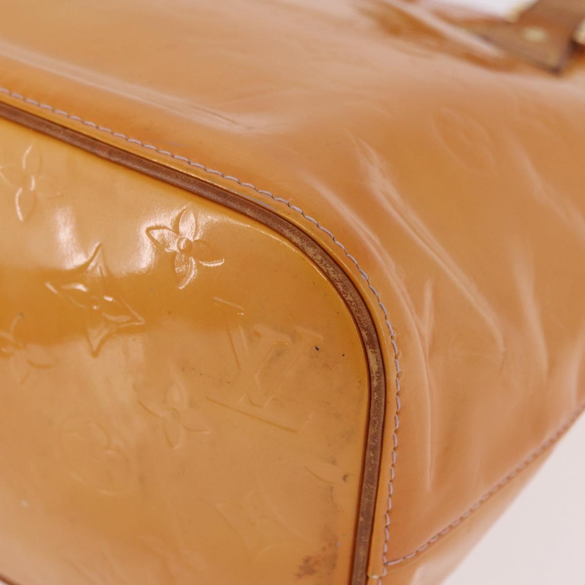 LOUIS VUITTON Monogram Vernis Houston Bag Marshmallow Pink M91302 LV Auth 184212