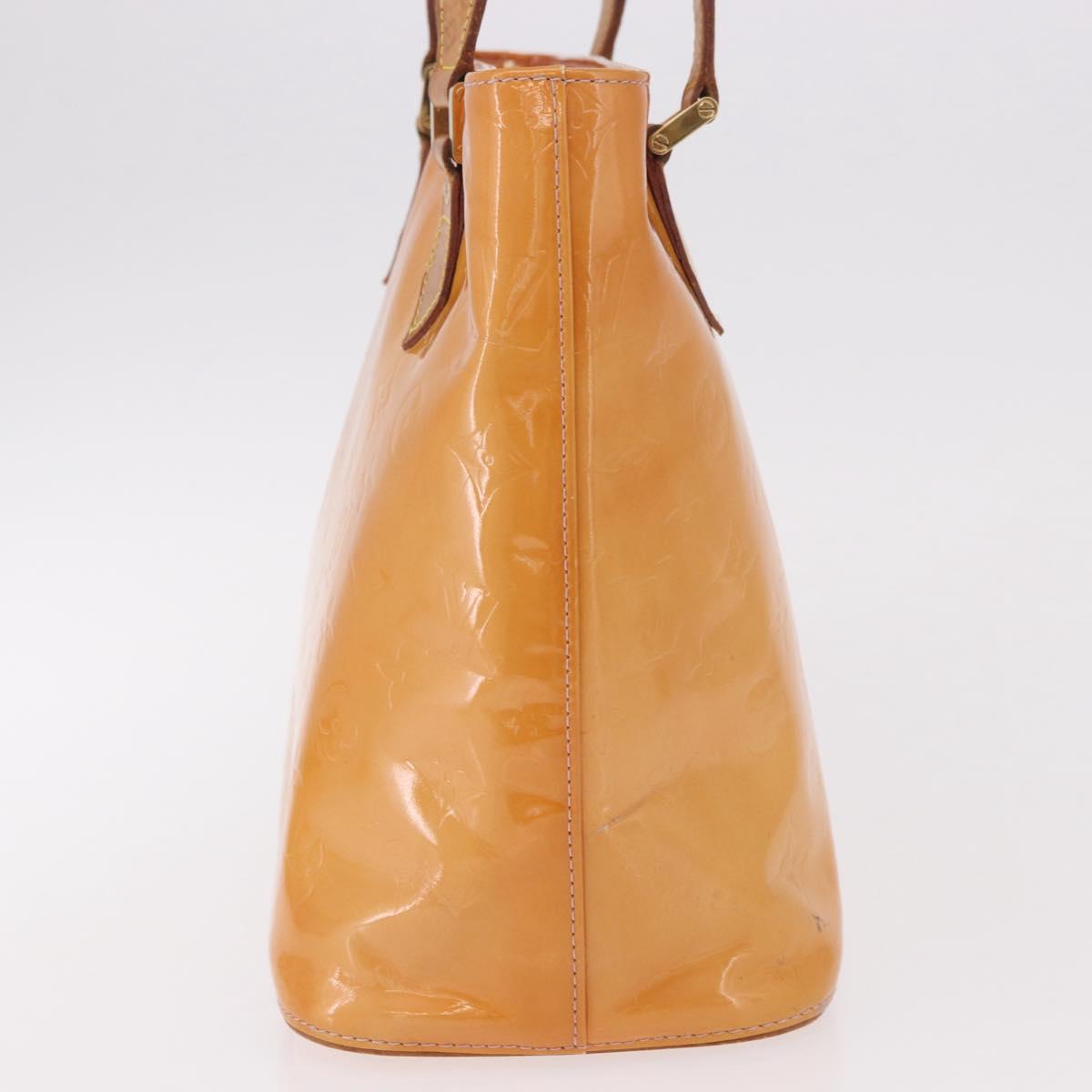 LOUIS VUITTON Monogram Vernis Houston Bag Marshmallow Pink M91302 LV Auth 184212