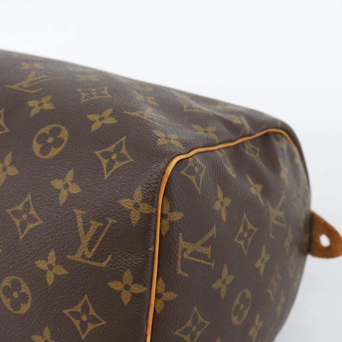 LOUIS VUITTON Monogram Speedy 30 Hand Bag M41526 LV Auth 184213V