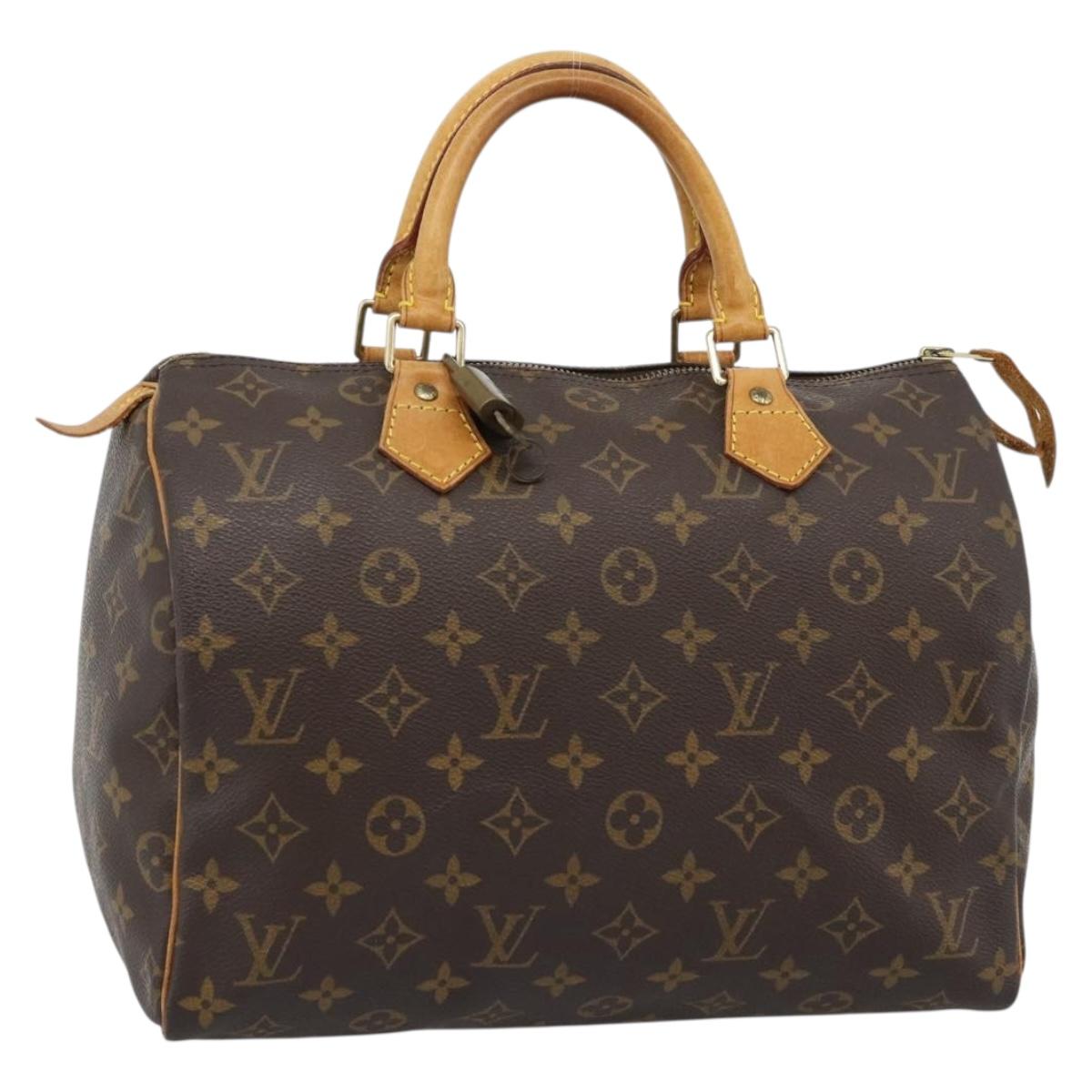 LOUIS VUITTON Monogram Speedy 30 Hand Bag M41526 LV Auth 184213V