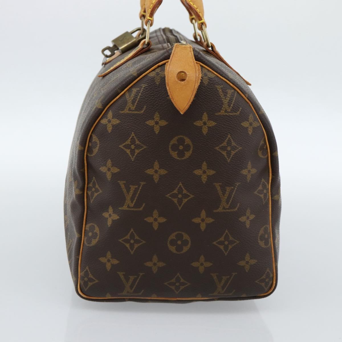 LOUIS VUITTON Monogram Speedy 30 Hand Bag M41526 LV Auth 184213V