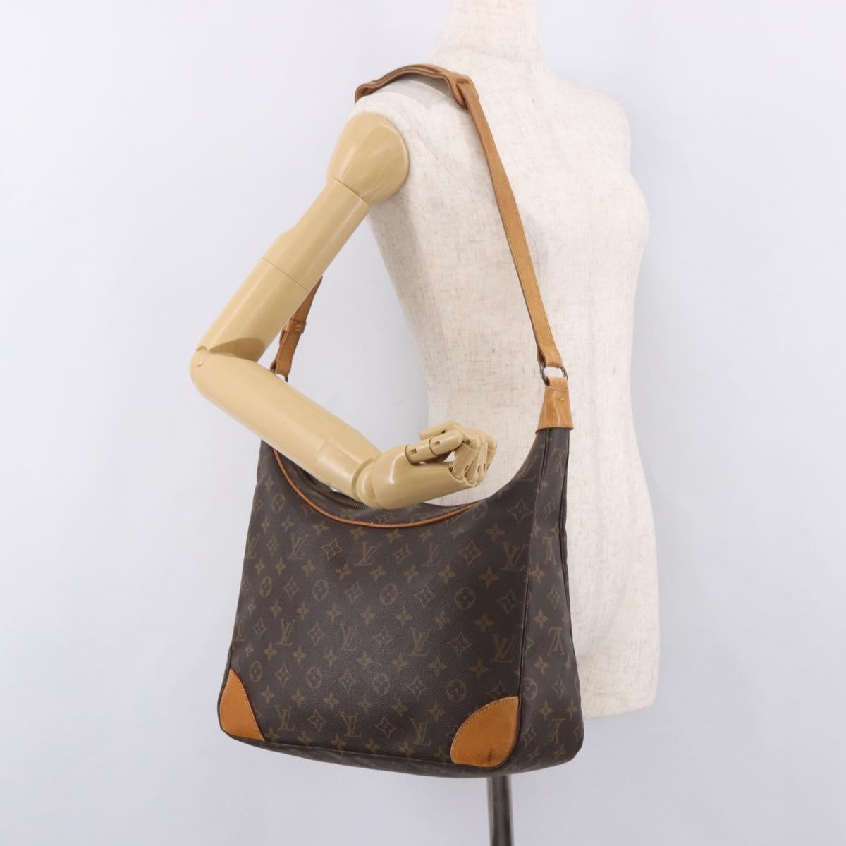 LOUIS VUITTON Monogram Boulogne 35 Shoulder Bag M51260 LV Auth 184216