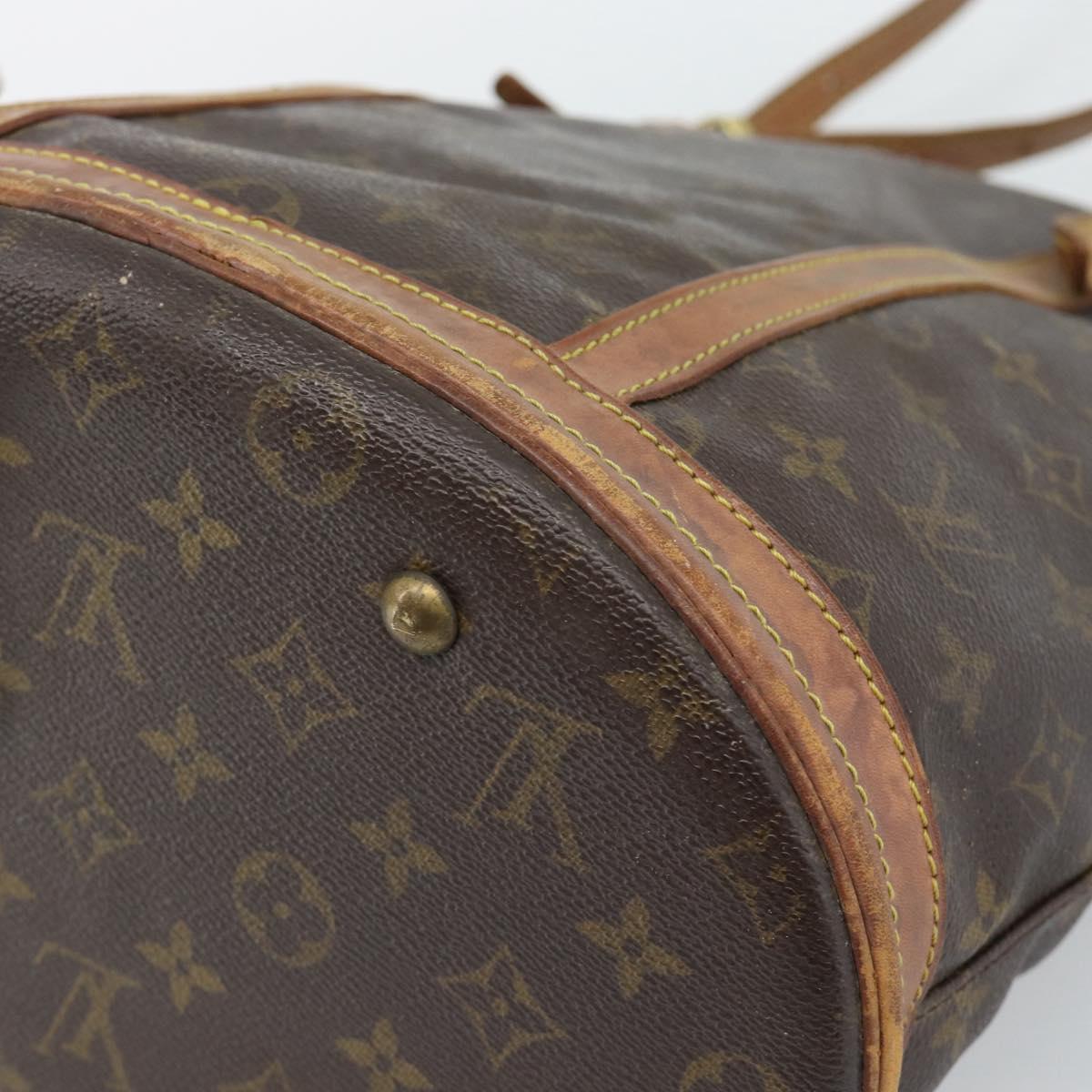 LOUIS VUITTON Monogram Bucket GM Shoulder Bag M42236 LV Auth 184217