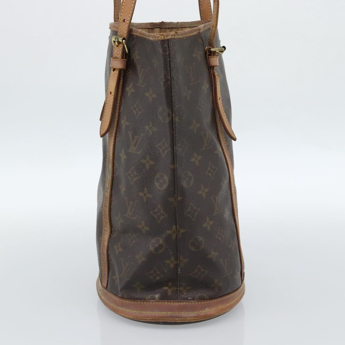 LOUIS VUITTON Monogram Bucket GM Shoulder Bag M42236 LV Auth 184217