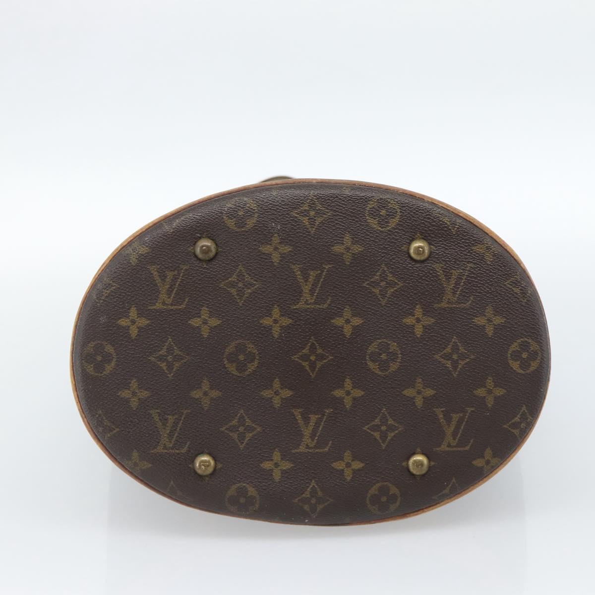 LOUIS VUITTON Monogram Bucket GM Shoulder Bag M42236 LV Auth 184217