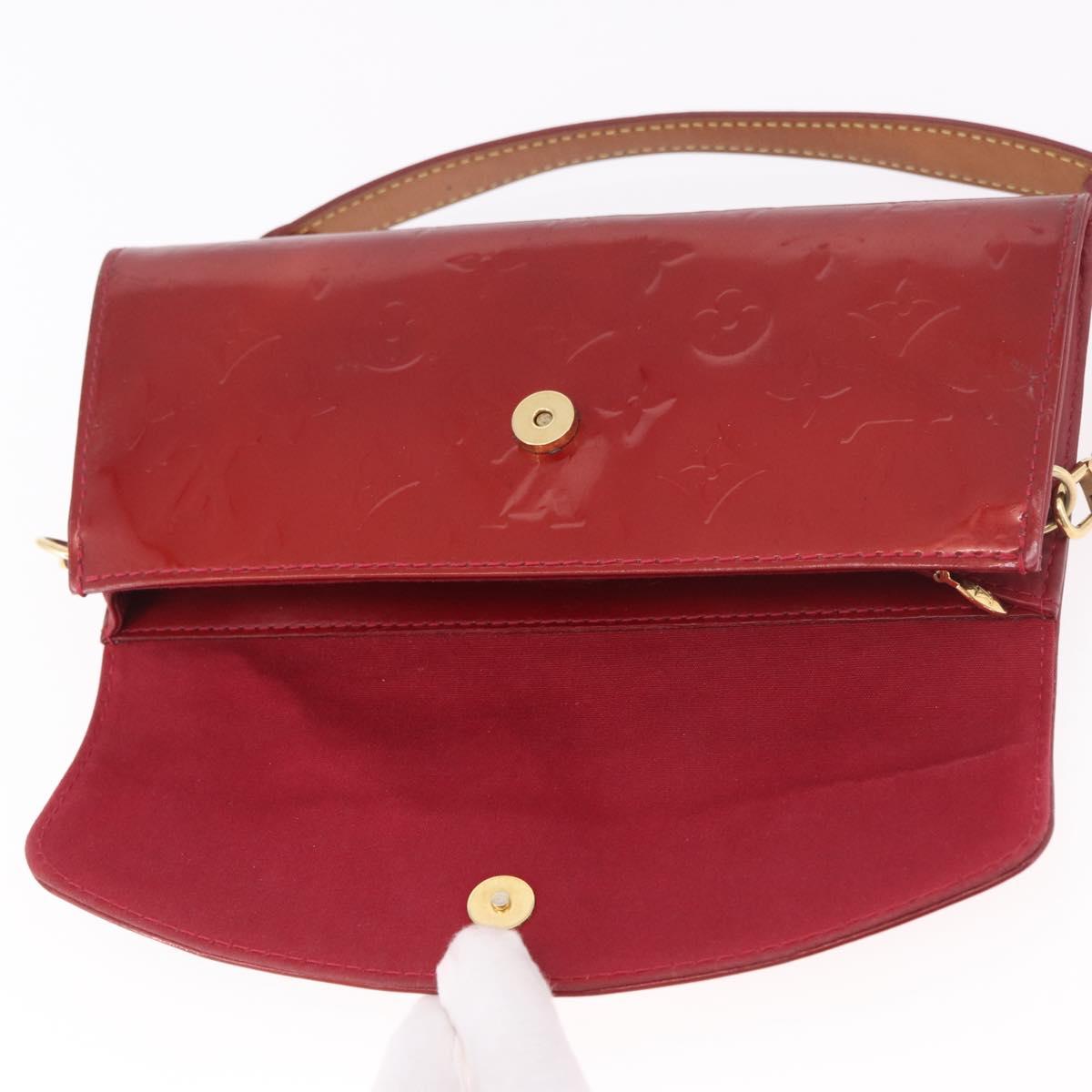 LOUIS VUITTON Monogram Vernis Sunset Bluebird Pomme D'amour M93543 Auth 184218