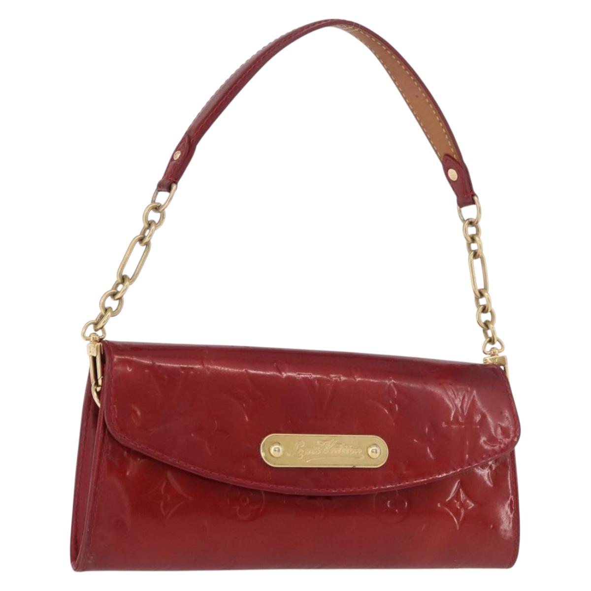 LOUIS VUITTON Monogram Vernis Sunset Bluebird Pomme D'amour M93543 Auth 184218